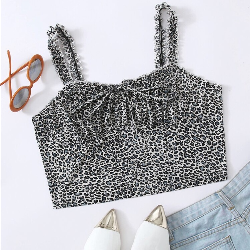 Cheetah Print Tank Top